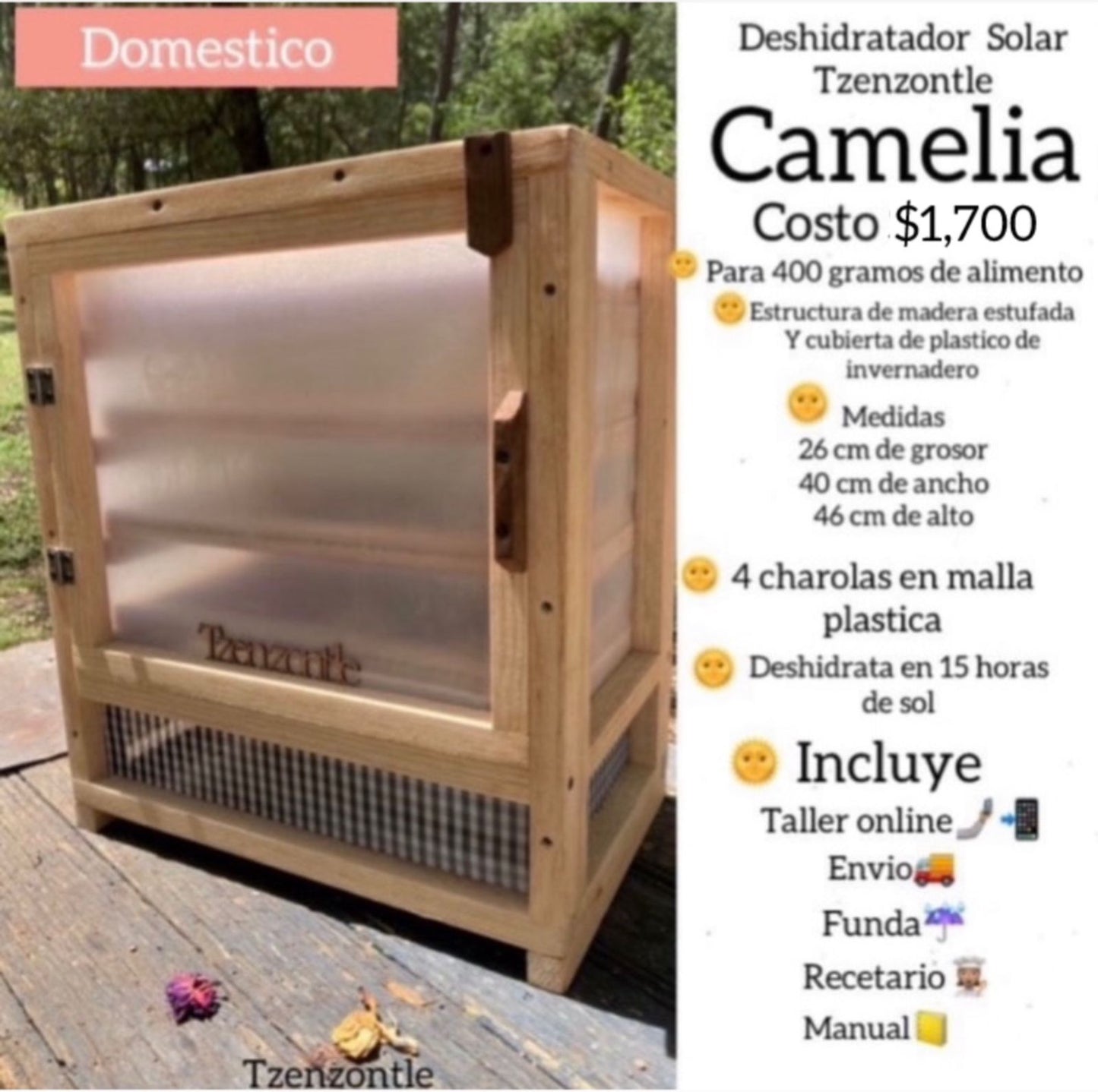 Deshidratador Camelia